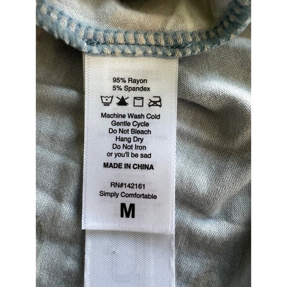 LuLaRoe Macy Floral Maxi Dress With Short Sleeves & Pockets Light Blue Medium - Picture 12 of 15